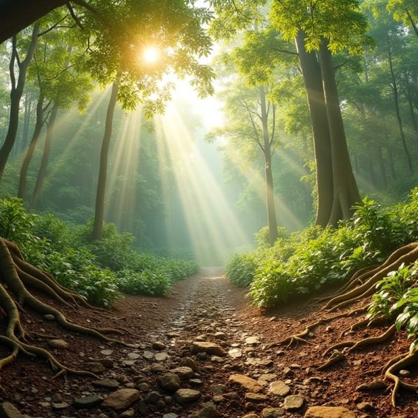 Flux_Dev_Vibrant_360degree_equirectangular_jungle_panorama_of__1